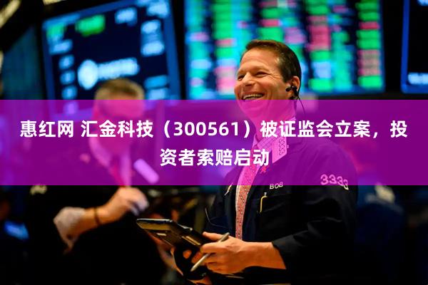 惠红网 汇金科技（300561）被证监会立案，投资者索赔启动